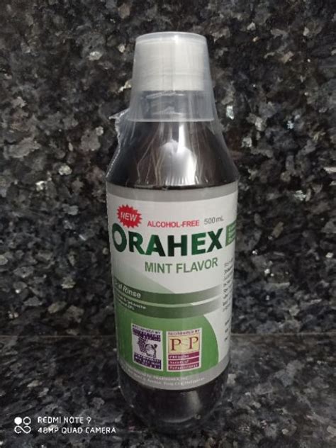 Orahex AF Oral Rinse (Alcohol Free) 500ml .